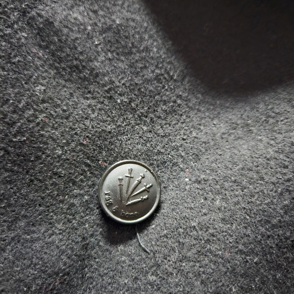 Black Rag and Bone Wool Pea Coat Size xs - Picture 4 of 5